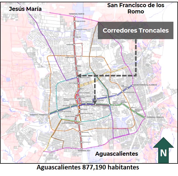 aguascalientes public transport map-cover-image