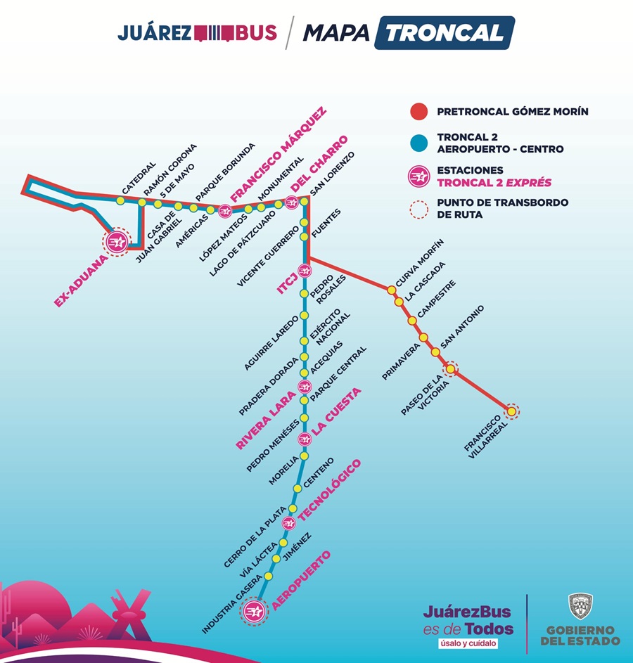 ciudad juarez public transport map-cover-image