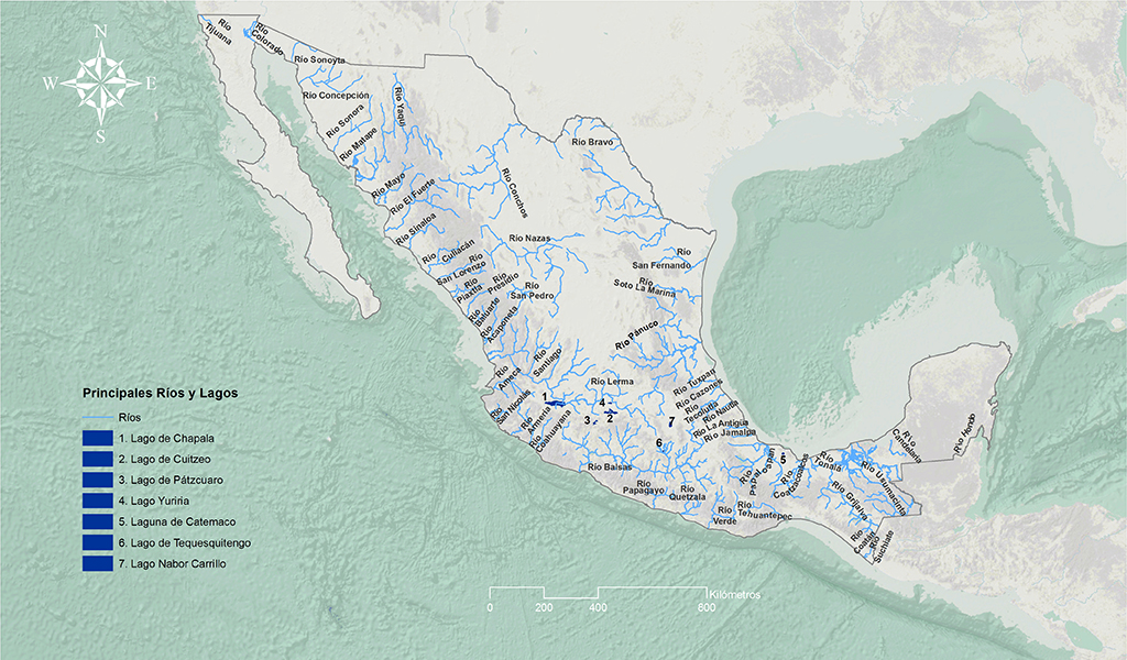 map of rivers of Mexico-cover-image