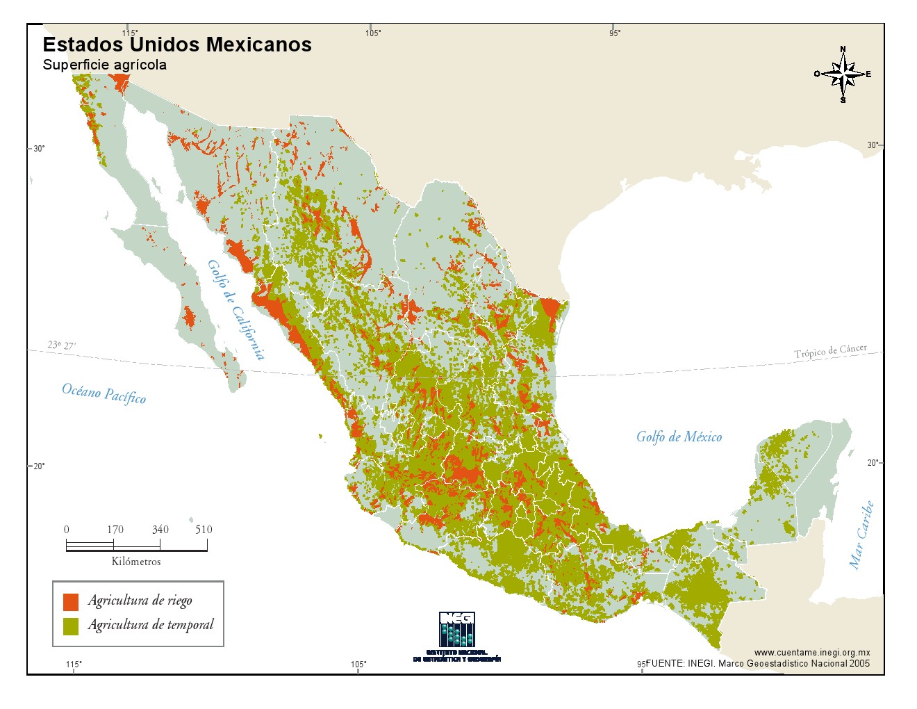 mapa agrícola de México-imagen-de-portada