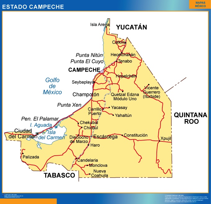 mapa de Campeche-4