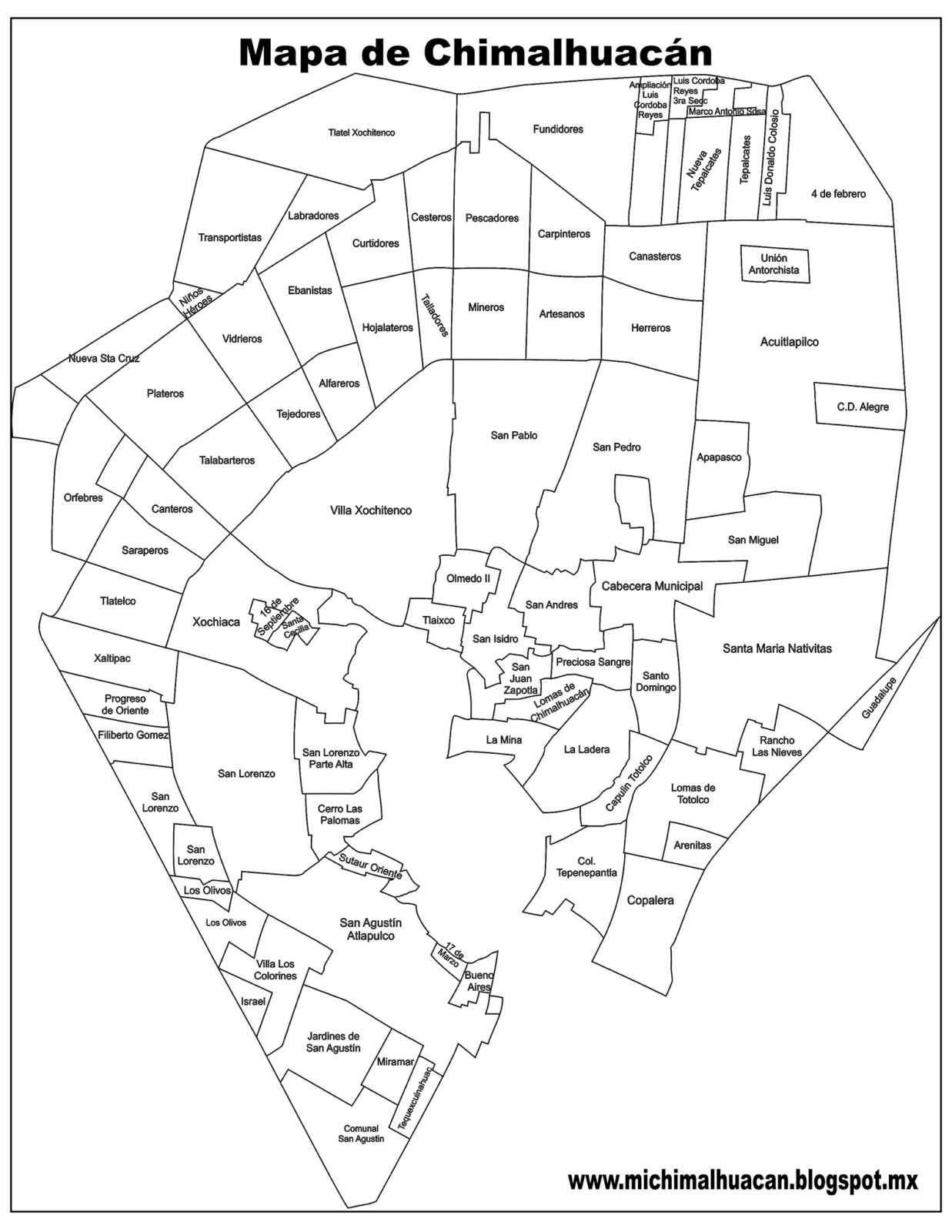 mapa de Chimalhuacán-4