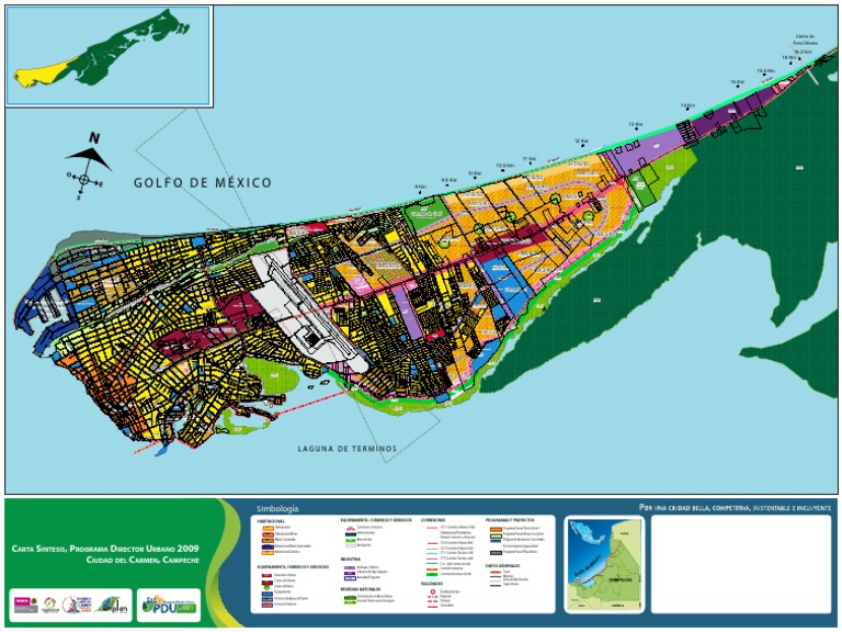 mapa de Ciudad del Carmen-2