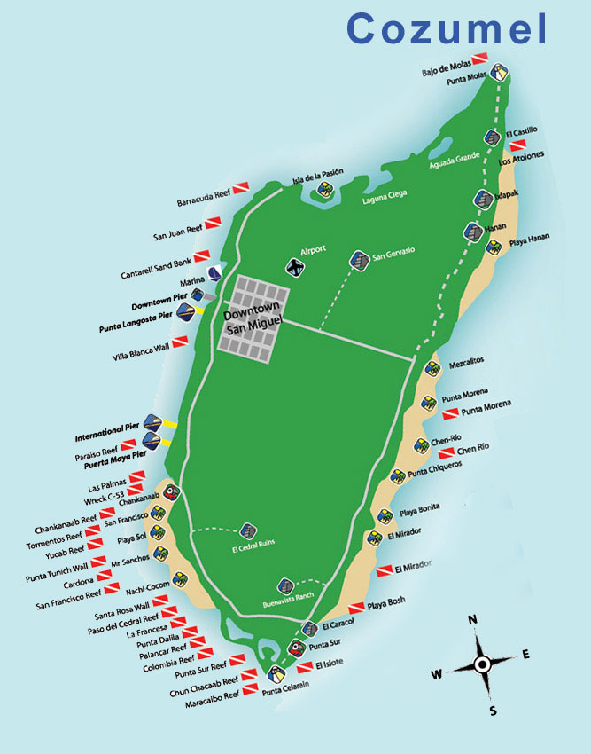 mapa de Cozumel-3