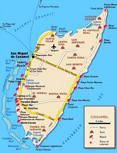 mapa de Cozumel-4