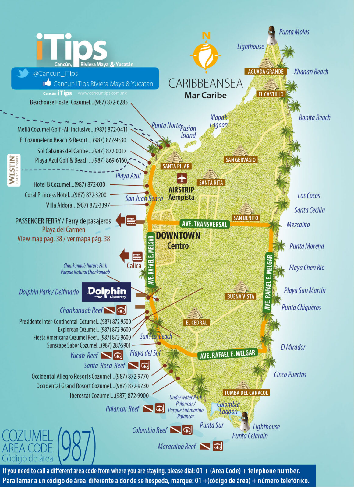 mapa de Cozumel-imagen-de-portada