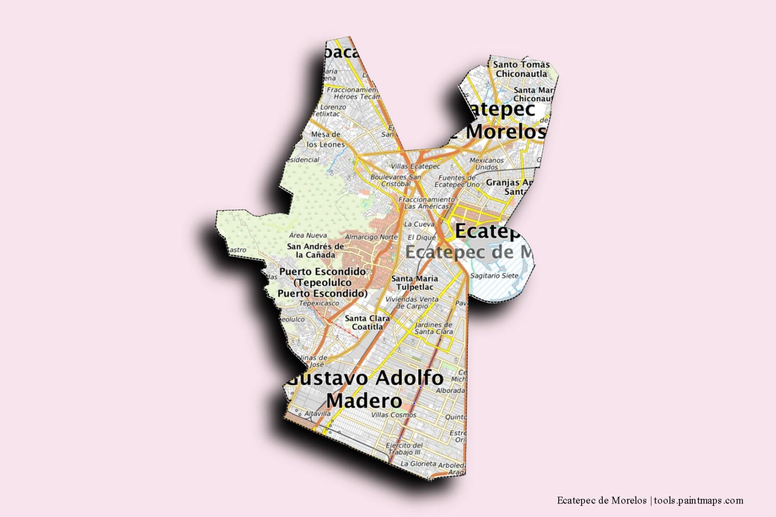 mapa de Ecatepec de Morelos-3