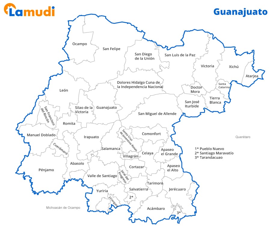 mapa de Guanajuato-4