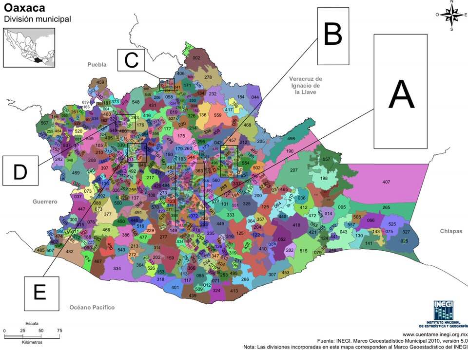 mapa de Oaxaca-4