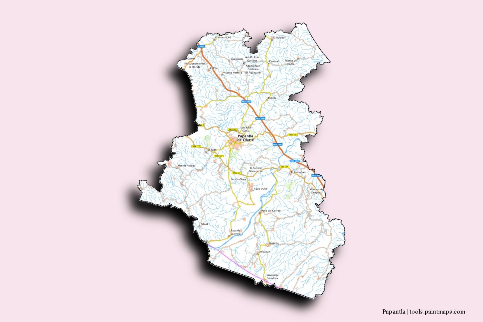 mapa de Papantla-5