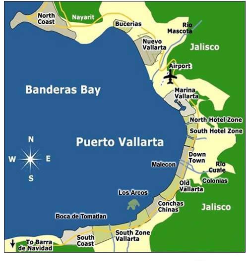 mapa de Puerto Vallarta-3