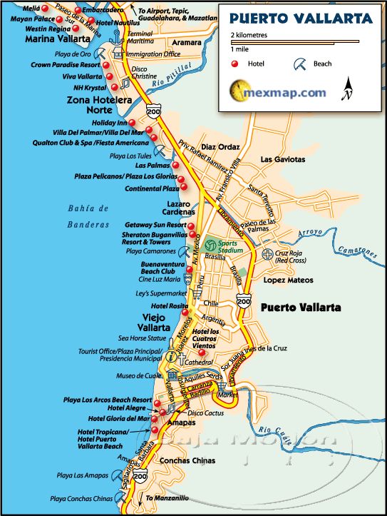 mapa de Puerto Vallarta-imagen-de-portada