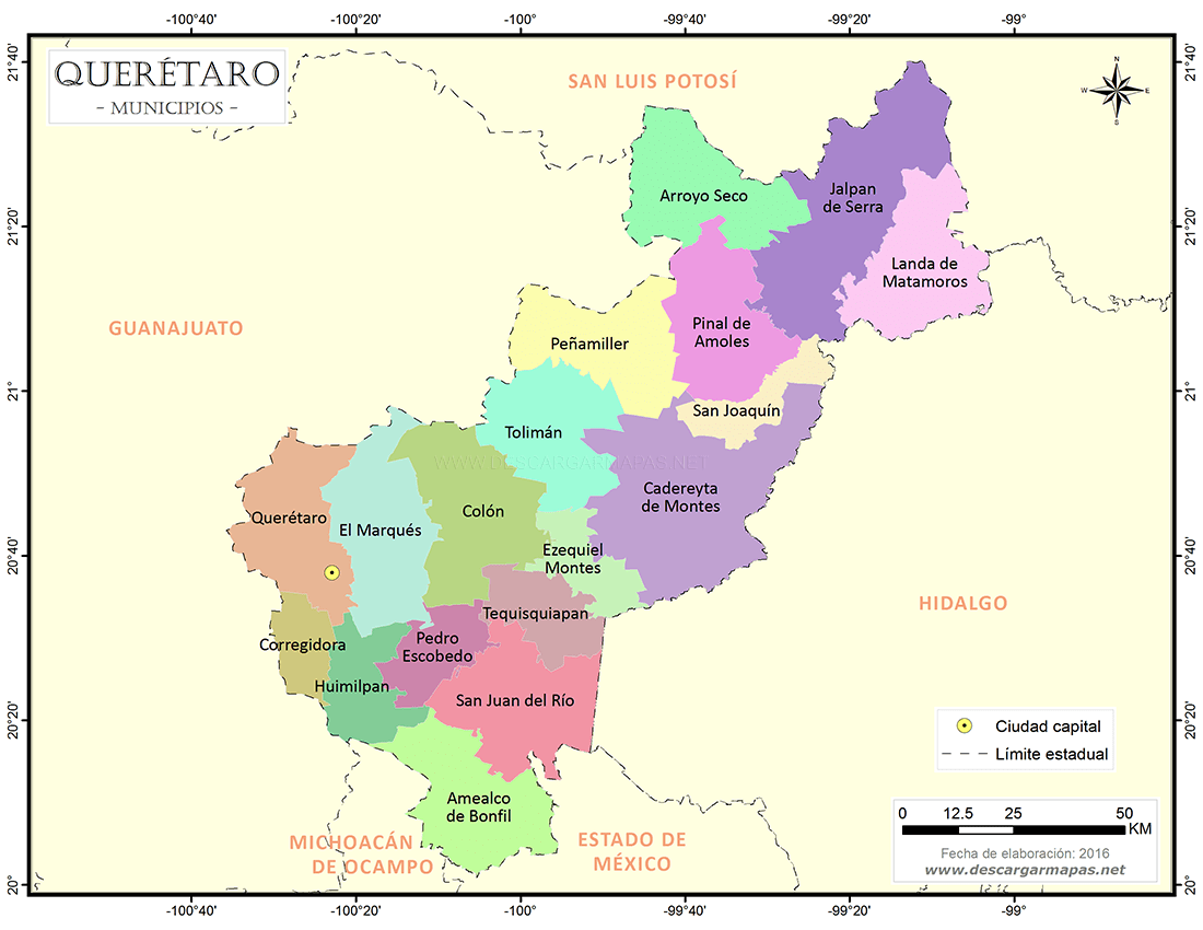 mapa de Querétaro-4