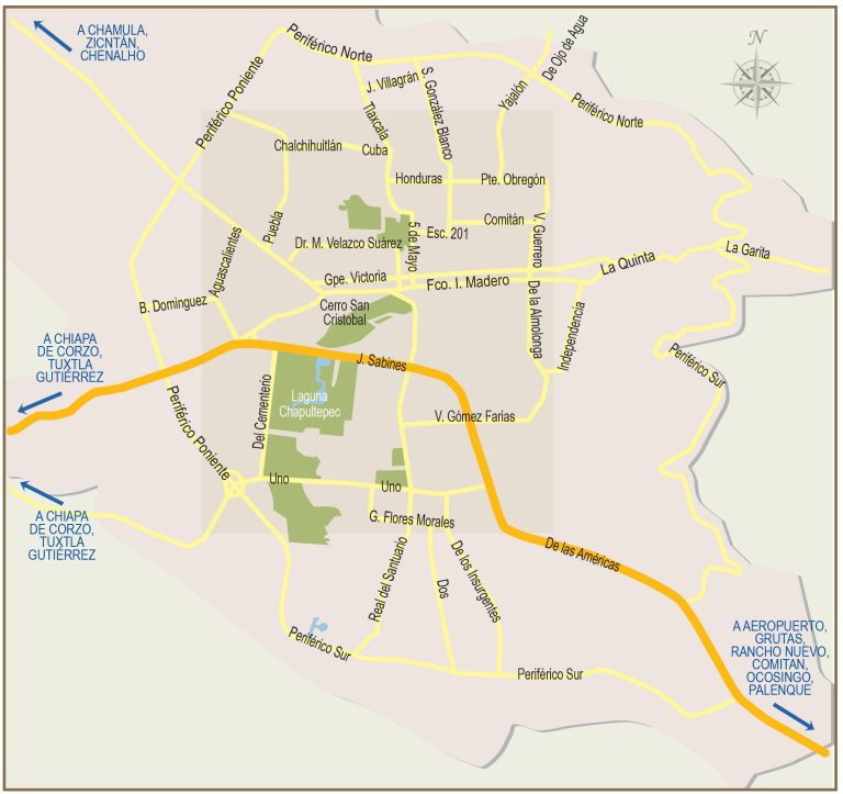 mapa de San Cristóbal de las Casas-5