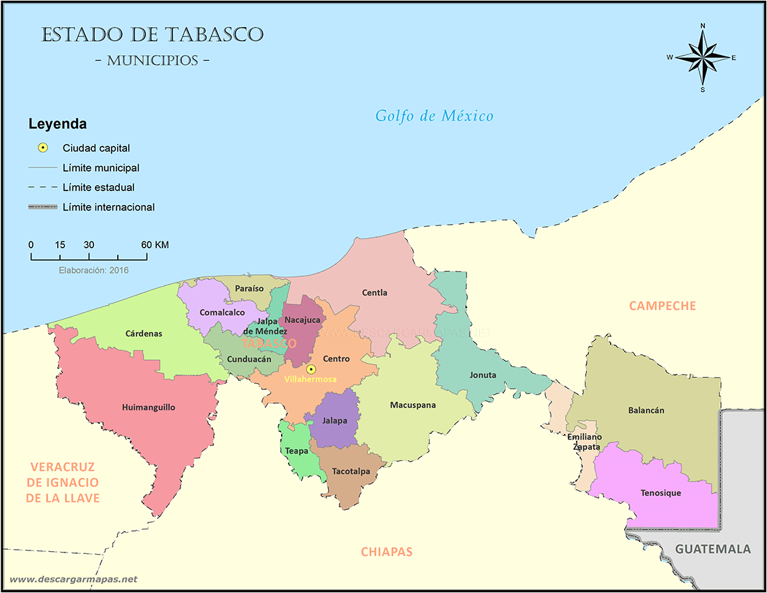 mapa de Tabasco-4