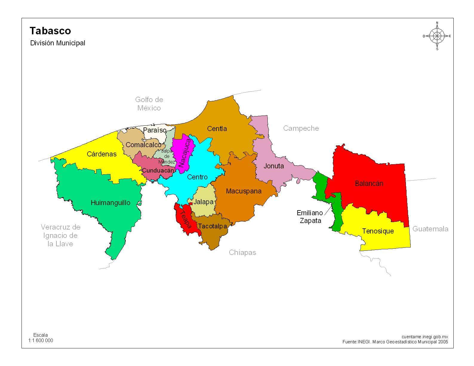 mapa de Tabasco-5