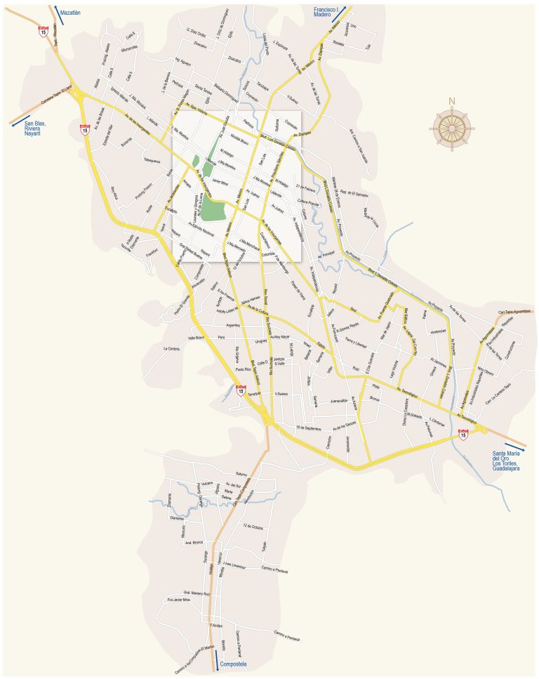 mapa de Tepic-2