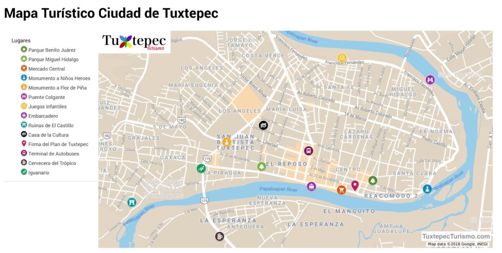 mapa de Tuxtepec-2