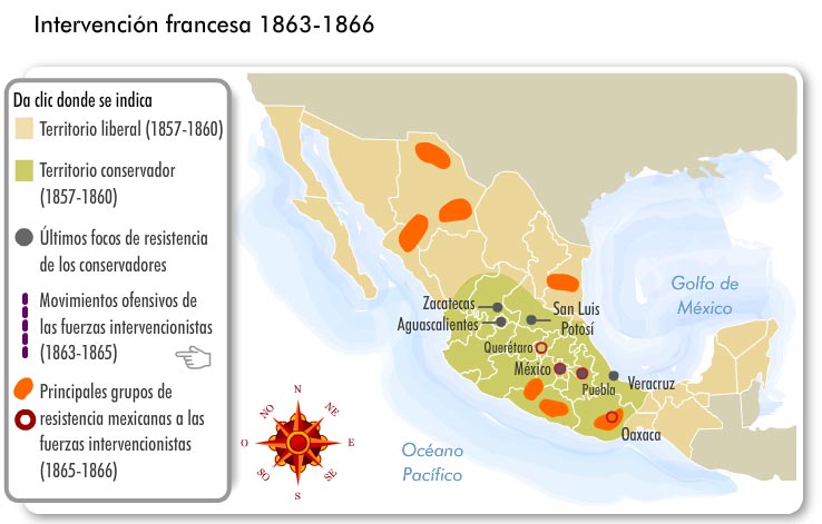 mapa de batallas de la intervención francesa-imagen-de-portada
