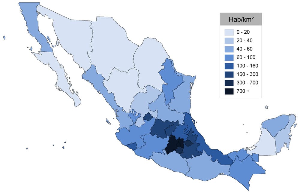 mapa de densidad poblacional de México-imagen-de-portada