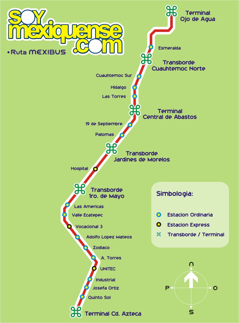 mapa del mexibús Toluca–Tenango-imagen-de-portada