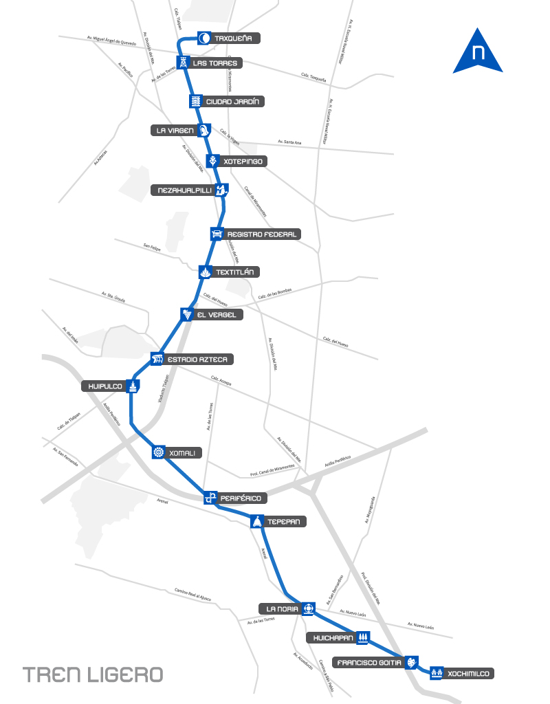 mapa del tren ligero de Ciudad de México-imagen-de-portada