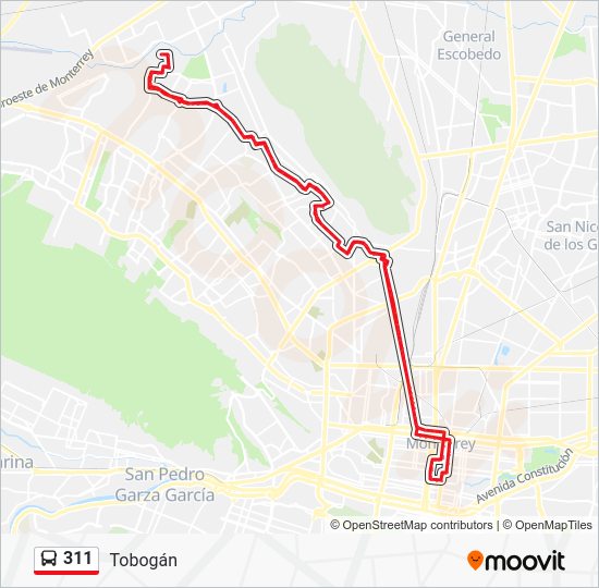 monterrey suburban routes map-cover-image