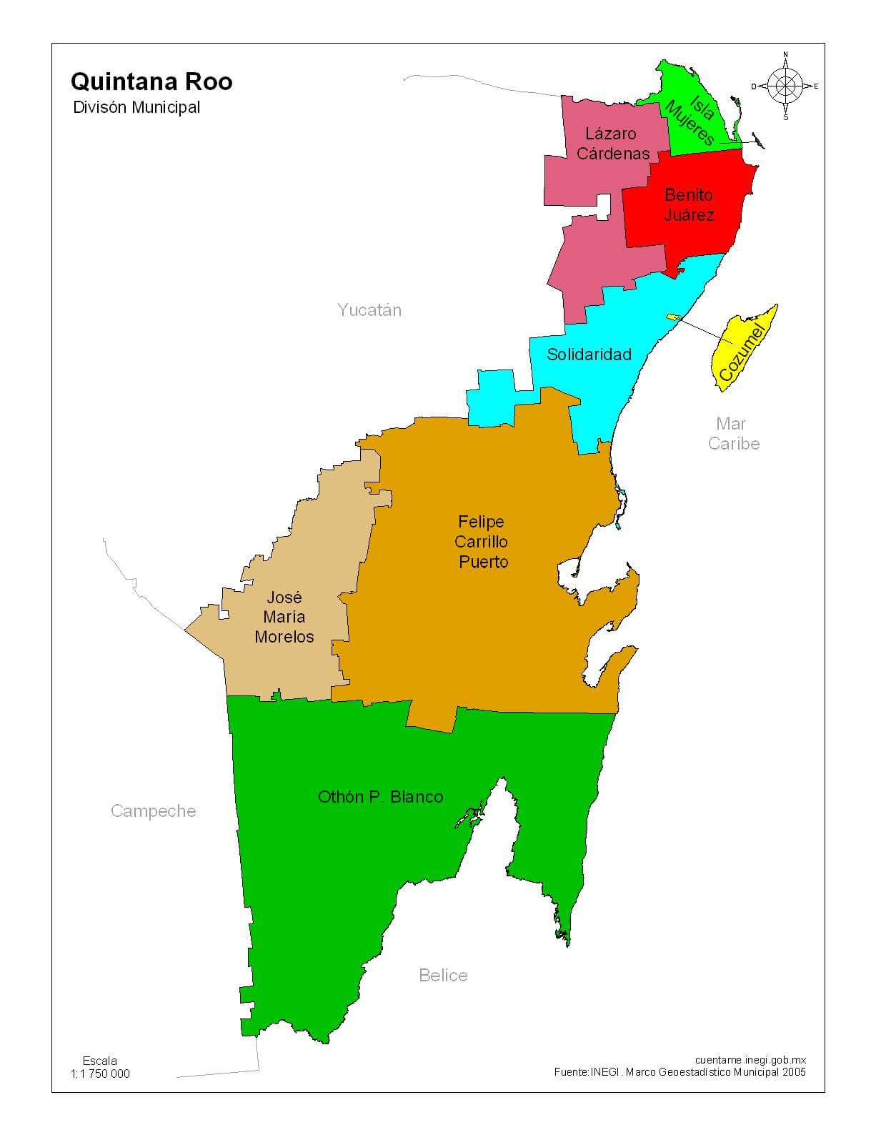 quintana roo map-2