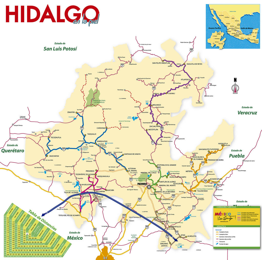 tourist map of Hidalgo-cover-image